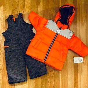 Carters 2-piece snowsuit/coat set